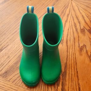 Childrens Green Rainboots Size 9-10